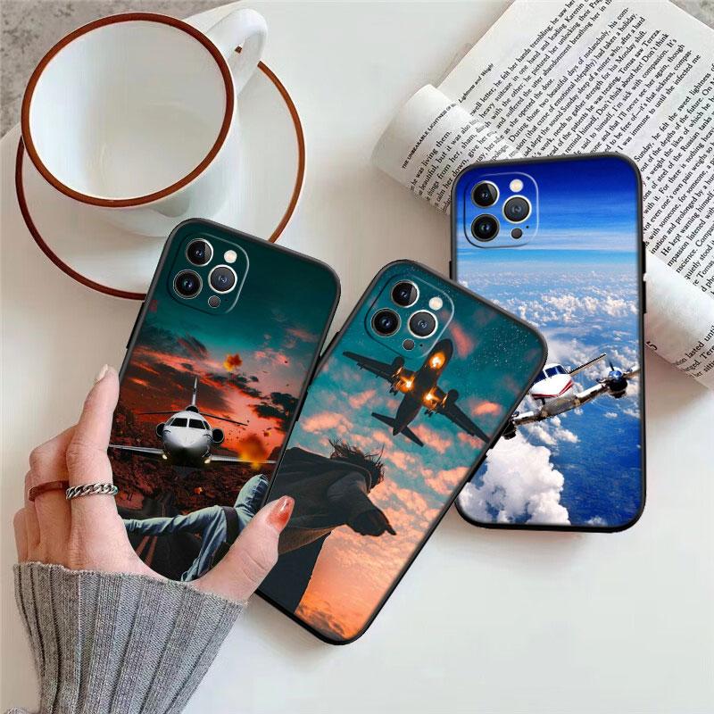 Airplane Aesthetic Art Case for Samsung A11 A12 A13 A15 A52S A53 A55 A56 A70 A71 A72 A73 F06 F16 F56 S10 Plus S10e