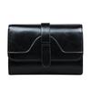 VINEY Cowhide Coin Short Large Genuine Leather Card Mini Cute Women's Tri-fold Wallet, Leather, Purse, Wallet, Capacity, Wallet, Popular, Compact,