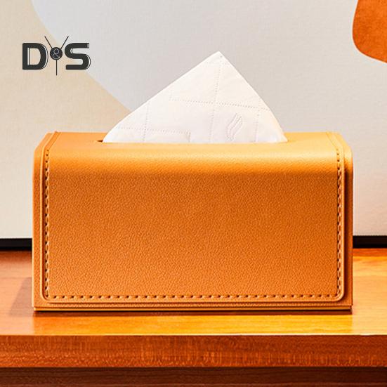 Tissue Box Cover Holder Large Capacity Waterproof Easy To Clean Disposable Paper Hand Towels Storage Holder