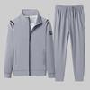Men's Trendy Cross-Border Casual Set: Stand-Up Collar Hoodie & Long Pants Versatile Two-Piece Set