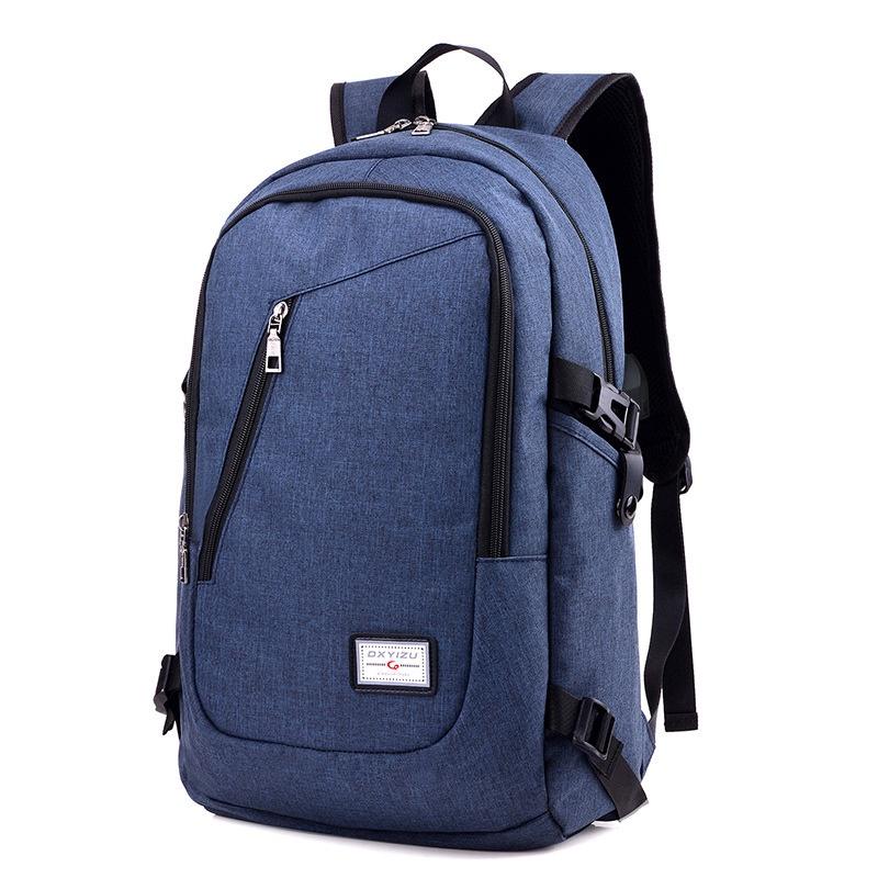 Versatile Unisex Usb Charging Backpack For Laptop Notebook Outdoor Travel And School