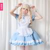 Cat Sky Blue Maid Outfit Japanese Anime Alice Girl Maid Cosplay Maid Dress Princess Dress