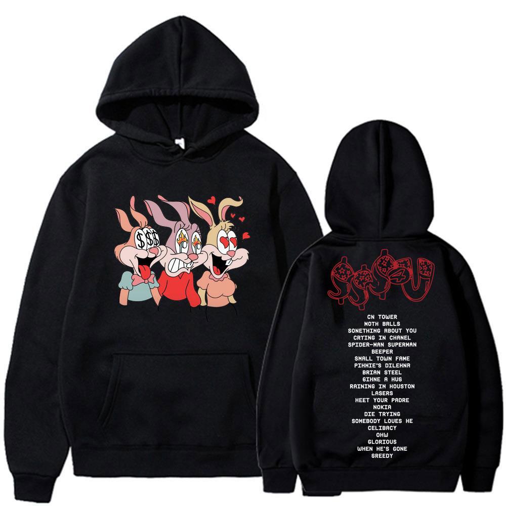 Hip Hop Fashion Hoodie Rapper PARTYNEXTDOOR & Drake Some Sexy Songs 4 U SSS4U Hoody Oversized Casual Fleece Pullovers Streetwear