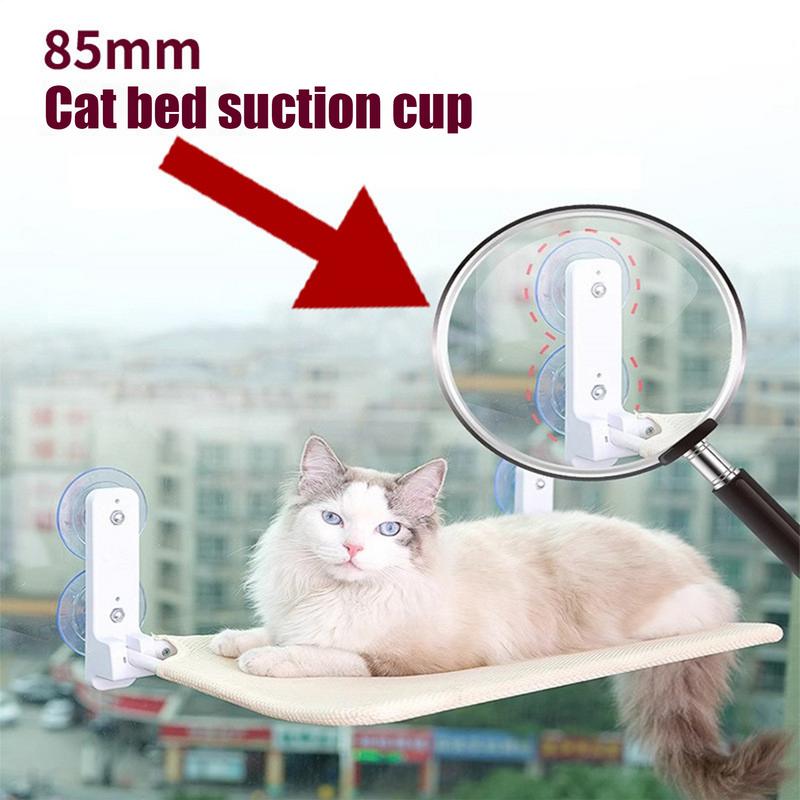 4 Stuks PVC Zuignappen Kat Raamzitje Schroef Kattenbed Zuignappen Maximaal Gewicht 20 Kg Transparante Zuignappen Met Schroeven
