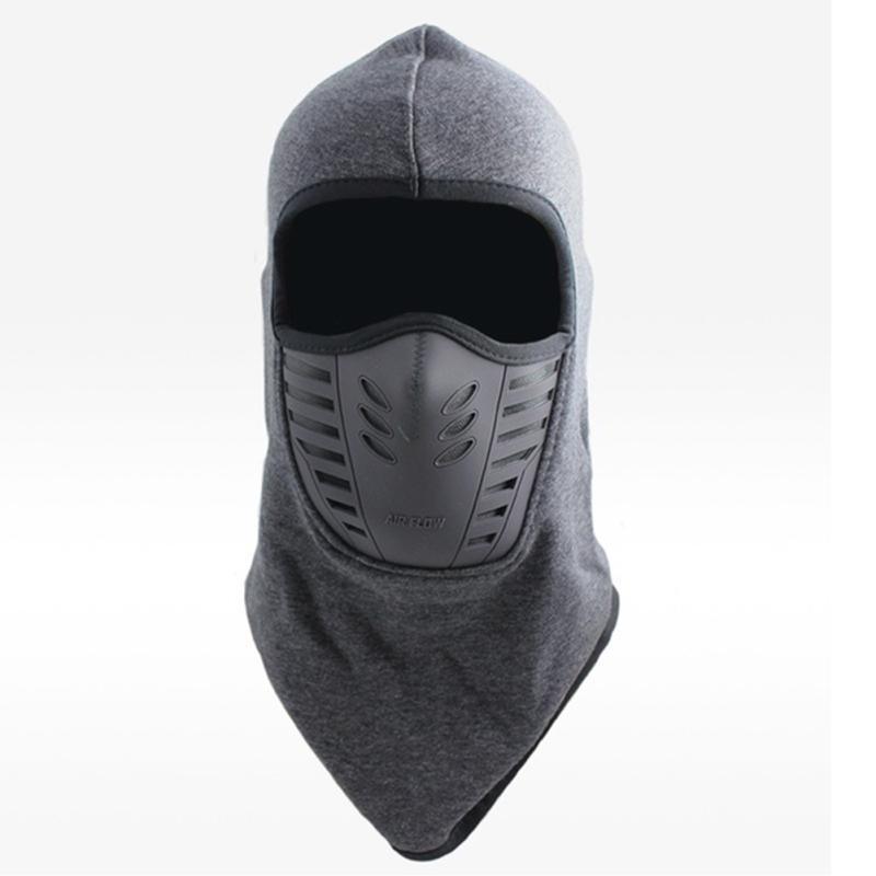Chapeau d'hiver chaud thermique unisexe pour vélo, coupe-vent, masque facial pour moto, chapeau pour le cou, bonnets pour casque