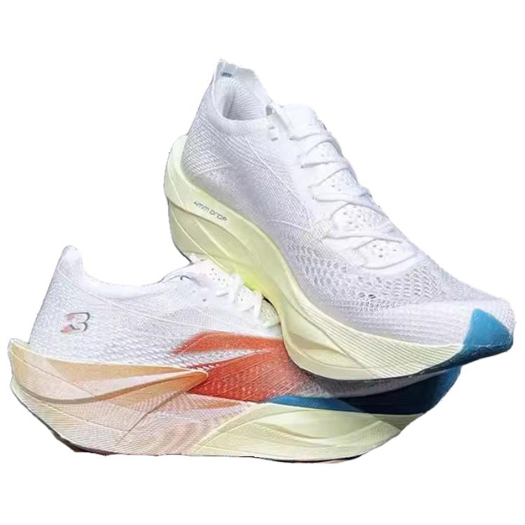 Anta C202 6.0 Pro Sports Comfortable Shock Absorption Wear-Resistant Low-Top Casual Running Shoes Men Sneakers White Orange 112535576-3