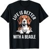 Diseño Divertido de Beagle Para Hombres Mujeres Perro Sabueso Amantes del Beagle Camiseta(2)