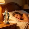 Virgin Mary Statue 8 Inch Resin Catholic Room Decor Blessed Mother Statues Collectible Figurines For Bedroom Living Room Office