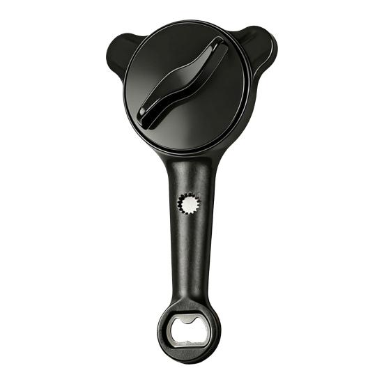4-i-1 glassåpner, justerbar glassåpner, flaskeåpner med godt grep, multifunksjonell lokkfjerner for eldre og personer med leddgikt
