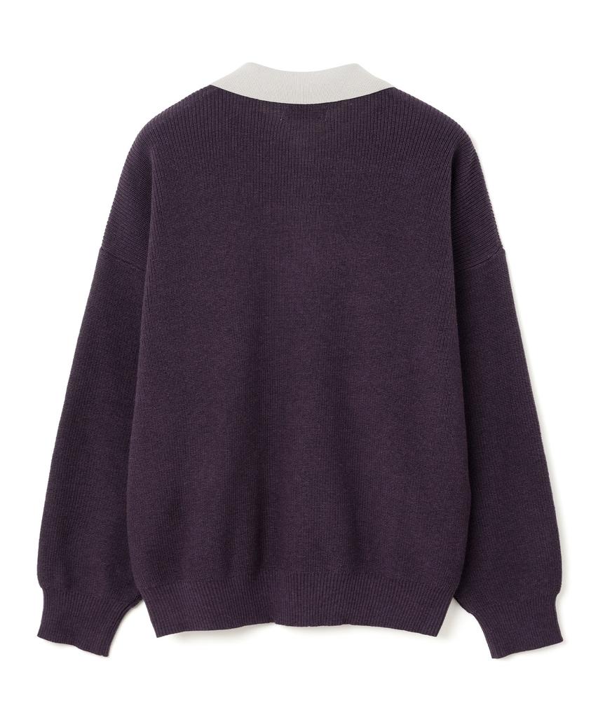 MILLO ARCHIVE Oversized Rugby Knit [Purple]