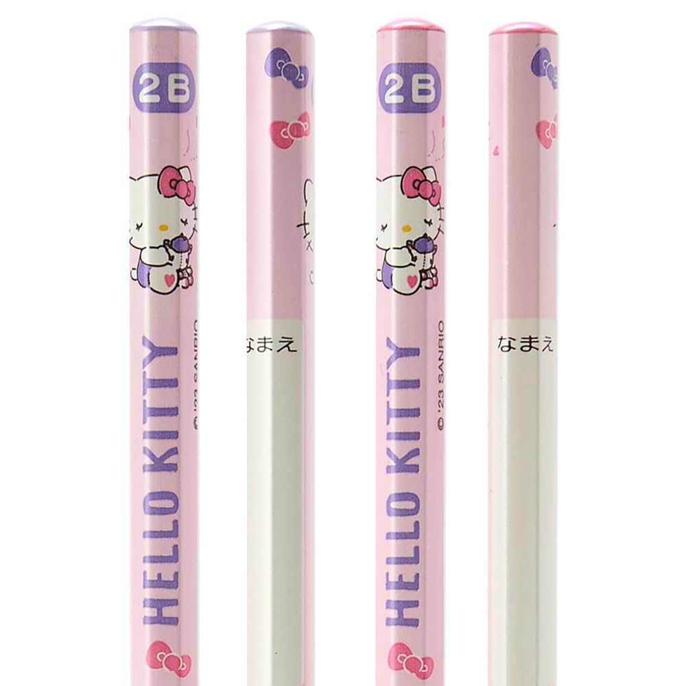 Sanrio Sanrio Pencil Pack 2B Hello Kitty Hello Kitty X X Kids Learning Stationery Character 566152 SANRIO (SANRIO) 0.8 0.8 17.6cm