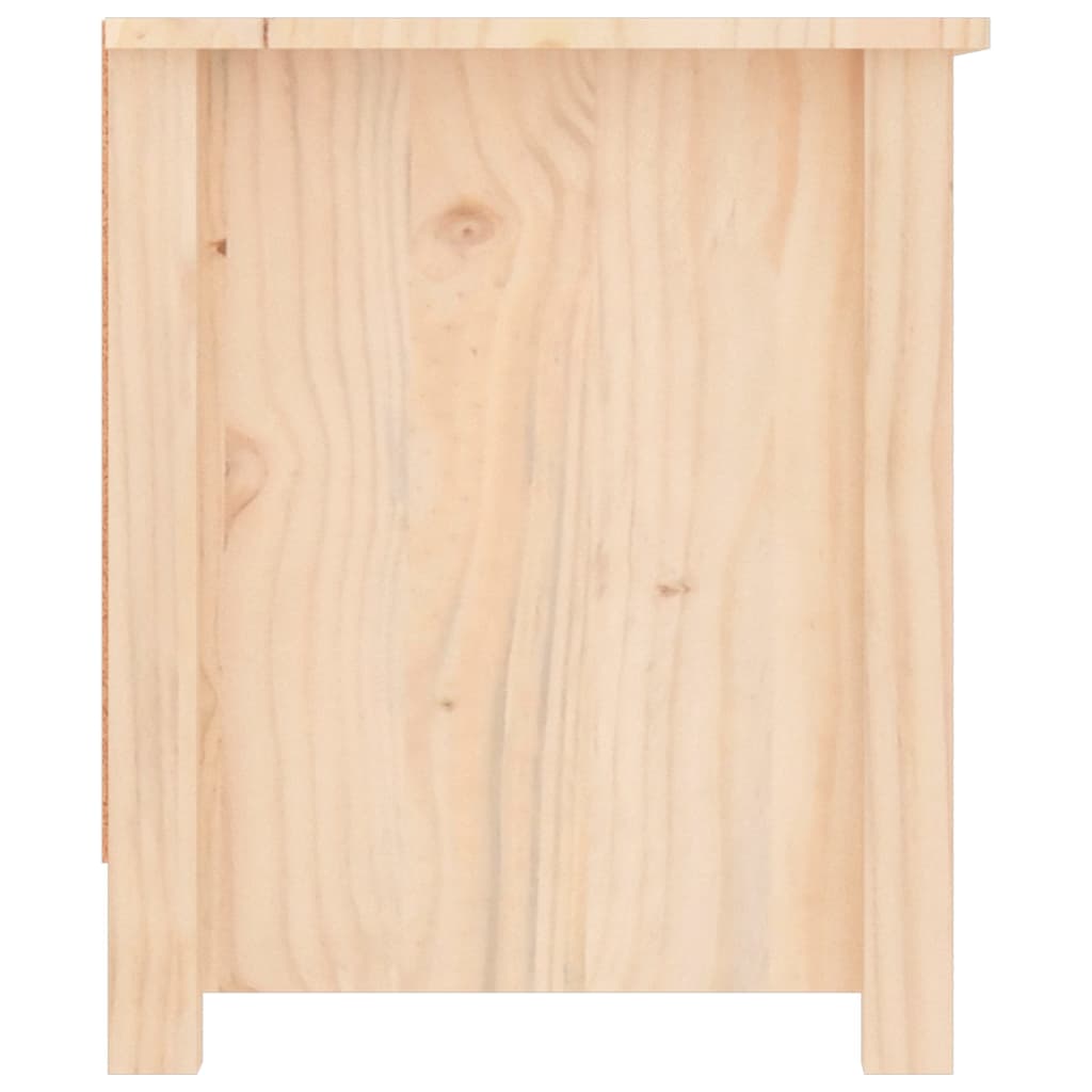 Shoe Cabinet 110 x 38 x 45.5 cm Solid Pine Wood
