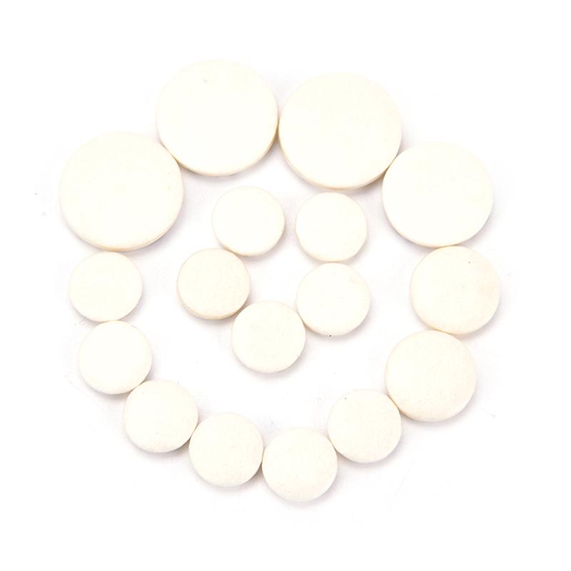 17 Pcs Clarinet Key Pads White Musical Woodwind Wind Music Instrument Replacement