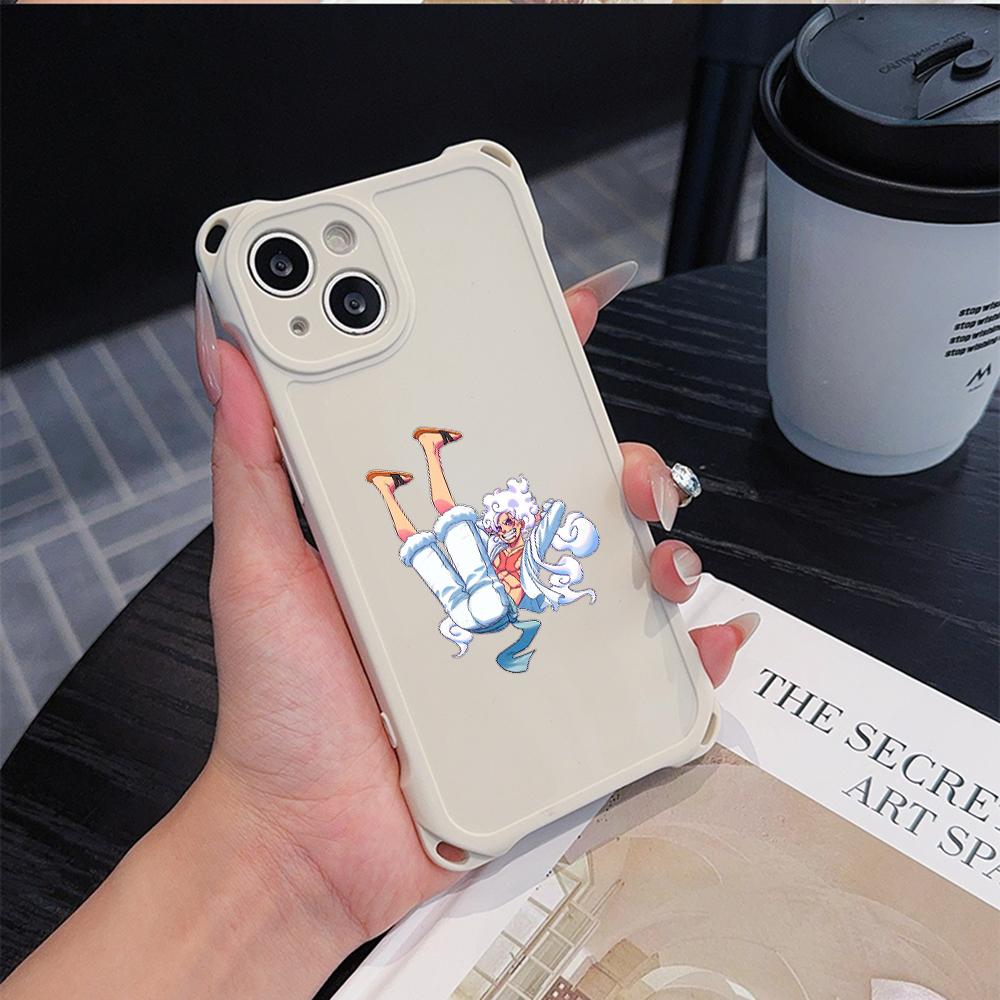 Ae91 One Piece Soft Phone Cases for iPhone 16 15 14 13 12 11 Pro Max 7 8 Plus XR XS Max with Wrist Strap Lanyard Corner Protection Back Cover