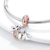 Colorful Charm Bead Charms Bead Jewellery Copper Rose Crown Rainbow Heart Shape Dangle Compatible With Pandora Bracelets Necklaces Do It Yourself Mark