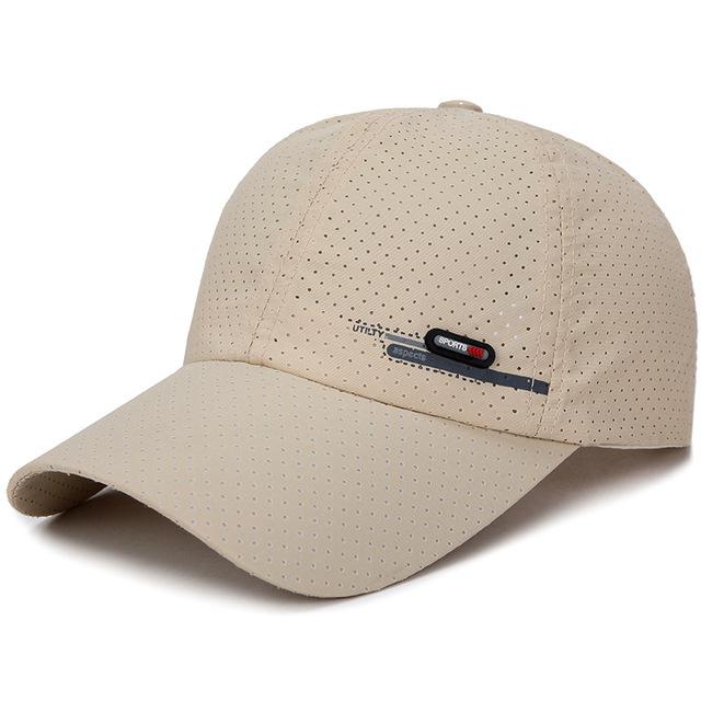 1Pc Summer Luxury Brand For Men Sports Running Sweat Baseball Cap Male Canada Golf Caps Quick Dry Women Solid Snapback Bone Hat