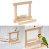 Vogelstange aus Holz, Naturholz, Vogelstange, Ständer, Papageien, Plattform, Käfigzubehör, Zweige, Stangenständer