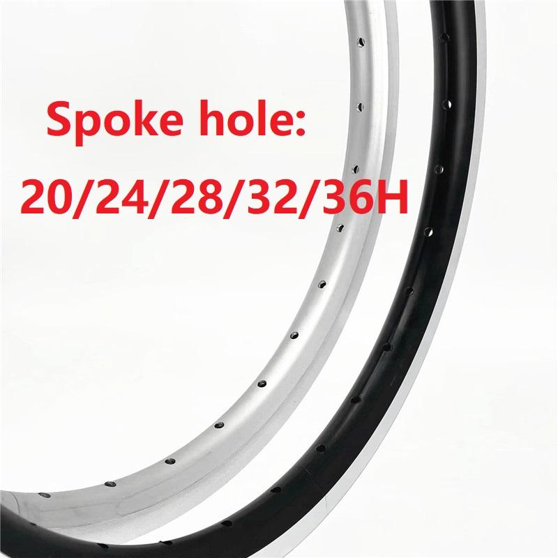 Folding Bike Rims 16 Inch 305 Aluminum Alloy Double Wall Rim Spoke hole 20 24 28 32 36 Hole Bicycle Wheel Rims