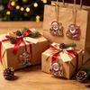 Humorous Bag Accessory for Gifts 12Pcs Funny Old Women Christmas Tree Ornaments, 2D Flat Acrylic Cartoon Grandma Cute Charms DIY Crafts Hanging