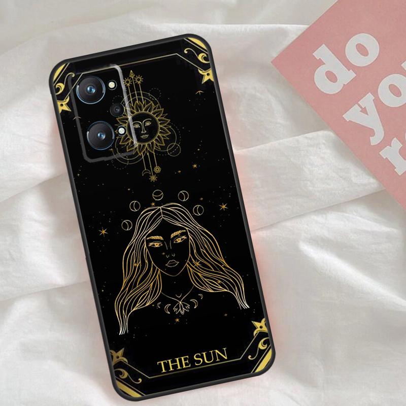 Astrology Tarot Cards Case For Realme C51 C75 C63 C61 C55 C53 C35 C65 C67 C71 15 11 12 13 14 Pro Plus GT6 GT7 Pro
