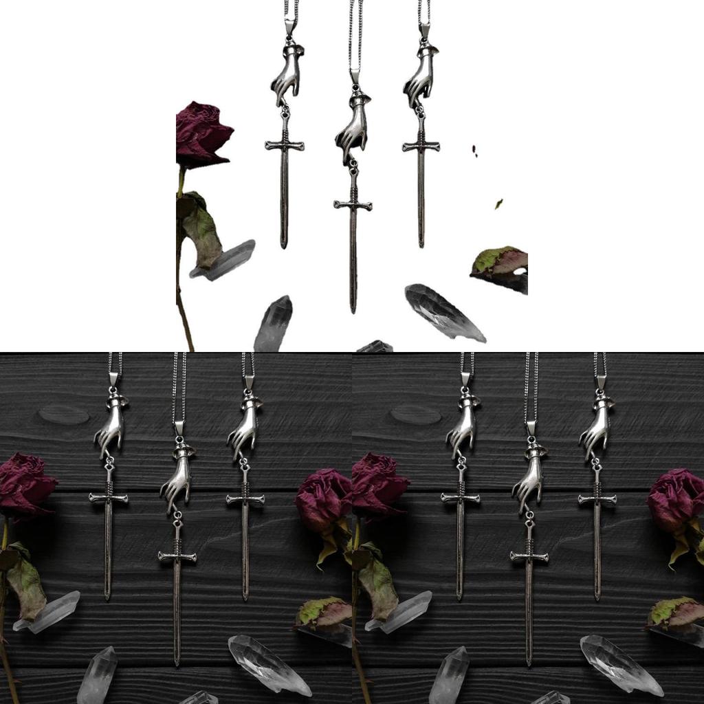 Middeleeuws Zwaard Hanger Ketting Met Legeringsmateriaal Voor Mannen En Vrouwen