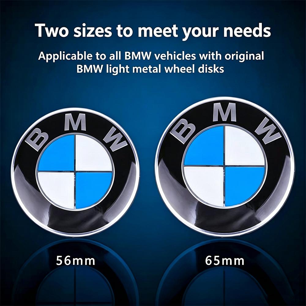 For BMW M 4pcs 56mm 68mm Car Floating Wheel Center Caps for BMW E36 E46 E90 E39 E60 F10 F30 X3 X5 X6 G20 G30 M3 M4 M5 M6 E70 E71 F15 F16 vby40