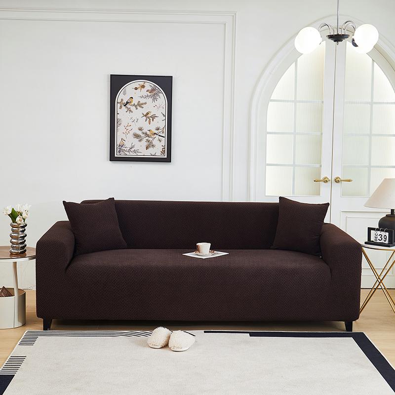 1Pc Jacquard Elastic Sofa Slipcover Adjustable Non-Slip Stretch Sofa Cover Home Living Room Sofa Protector Cover Home Decor