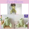 Plush Frog Backpack For Kids With Cartoon Animal Design And Comfortable Arched Straps