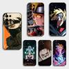 Anime M-Narutos Hülle für Samsung S26,S25,S24,S23,S22,S30,S21,Ultra,Plus,FE 5G Schwarze Weiche Hülle