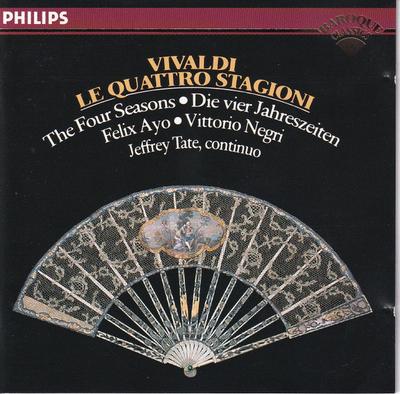 CD VIVALDI,TATE; BLACKS - Four Seasons  4224842 Philips Japan Classical Used