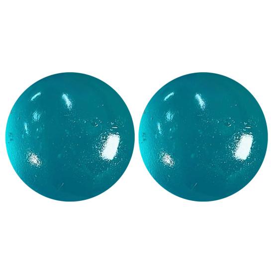 1/2 Stück Kokosöl Stressball Langsam aufsteigender Stressabbau Ball Knetspielzeug Wiederverwendbar Dehnbar Dekompression Klarer Ball Sensorisches Spielzeug