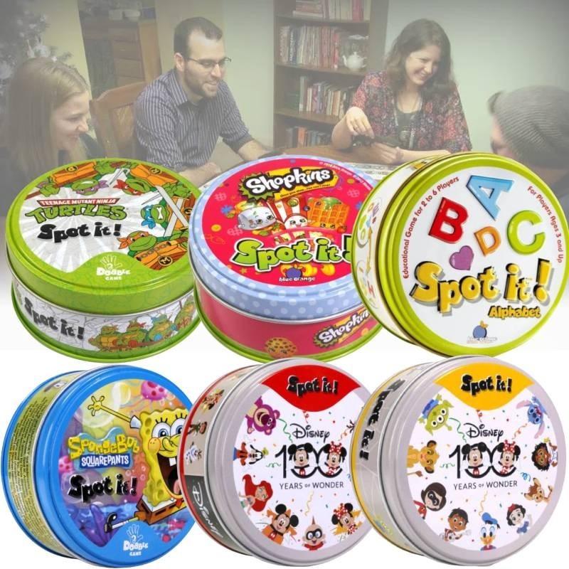 Creative Dobble Card Game For Kids And Adults Colorful Party Fun