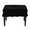 DIZLAS Piano Chair Digital Piano Decorative and Protective Velvet Cover, Single-Seater Cover, Cover, 5636cm (Black)