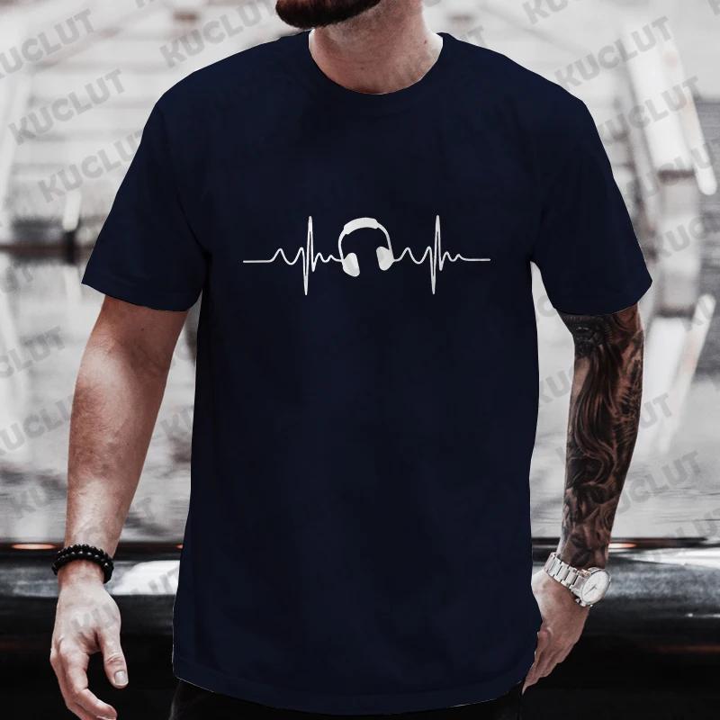 Funny Evolution DJ Printed TShirt Men Fashion Casual Short Sleeves Tshirts Summer Casual Breathable Tshirt Music Tee Shirt Tops