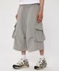 BOUNDARY Big Pocket Parachute Bermuda Shorts [Gray]