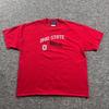 Vintage 1990er Crable Sportbekleidung Ohio State Buckeyes Grafik-T-Shirt Rot Größe XL Unisex T-Shirt