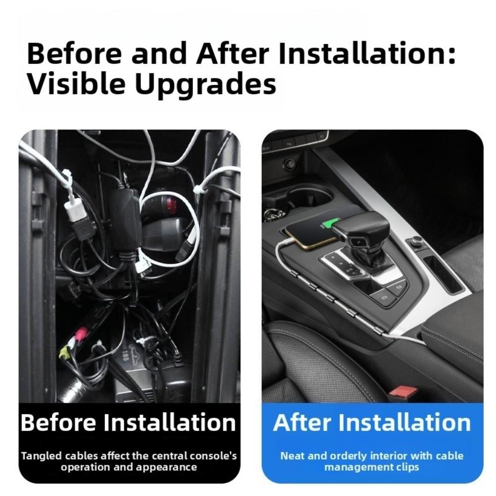 6/12PCS Invisible Car Cable Clip No Trace Fixing Clip Professional Wire Management  Dashboards