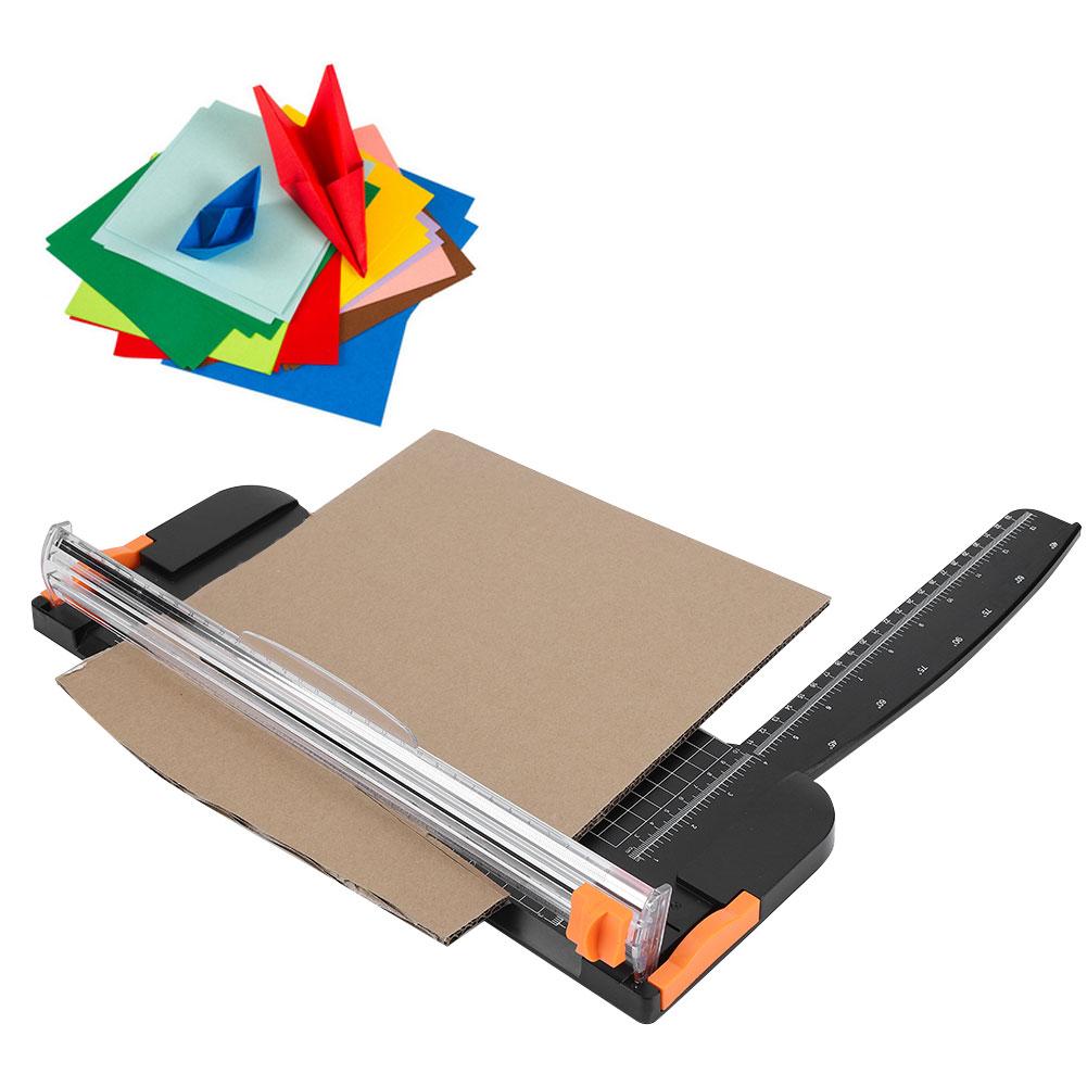 Portable Sliding Paper Knife Trimmer Cutting Machine Photo Label Cutter Office Supplies