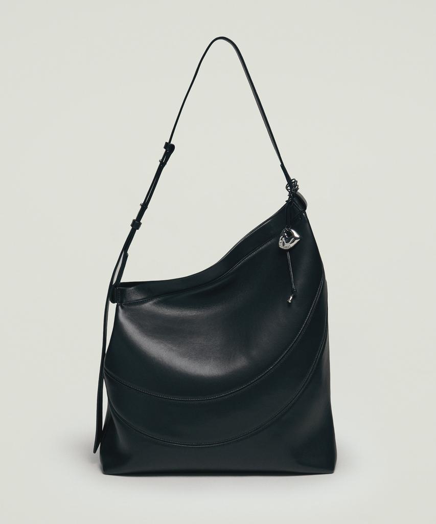 Zoeet Sorae Hobo Leather Bag (Midnight)
