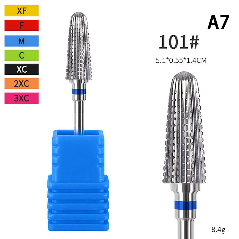 Carbide Nail Drill Bits Rotate Electric Ceramic Milling Cutter For Manicure Gel Polish Remover Nail Files Pedicure