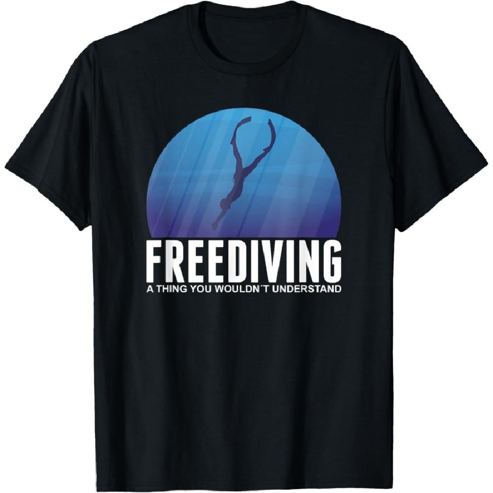 Apnoe Diving Freediving Deep Sea Diving Diver T-Shirt