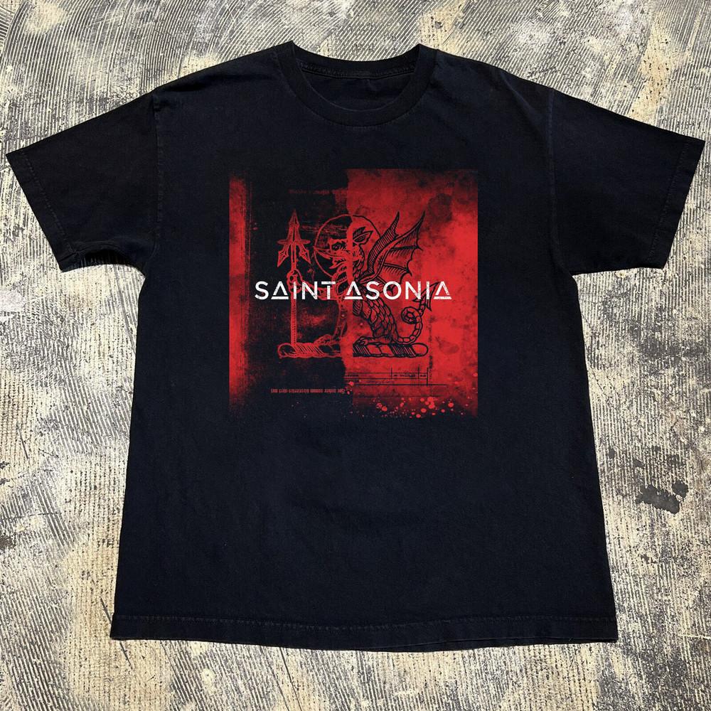 NYTT Saint Asonia Band Album T-shirt Alla Storlekar S-5XL AM1020 Unisex T-shirt