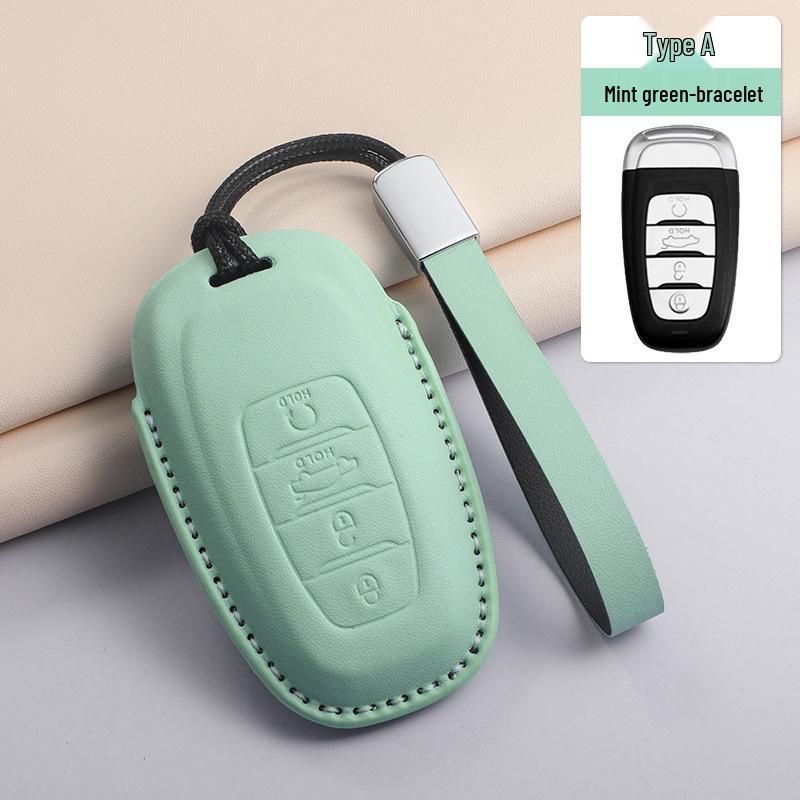 2023 Hongqi H5 Key Cover: Compatible with 24 Models, Premium Blue Shell for HS5, H9, EQM5, and HS7