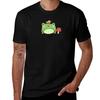 Söt Groda Svamp Kawaii Cottagecore Estetisk Hoodie T-Shirt män t-shirt bomull 100% man t-shirt designer T-Shirt