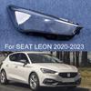 Car Front Glass Lens Lamp Shade For SEAT LEON 2020 2021 2022 2023 Transparent Headlamp Shell Auto Light Case Headlight Cover
