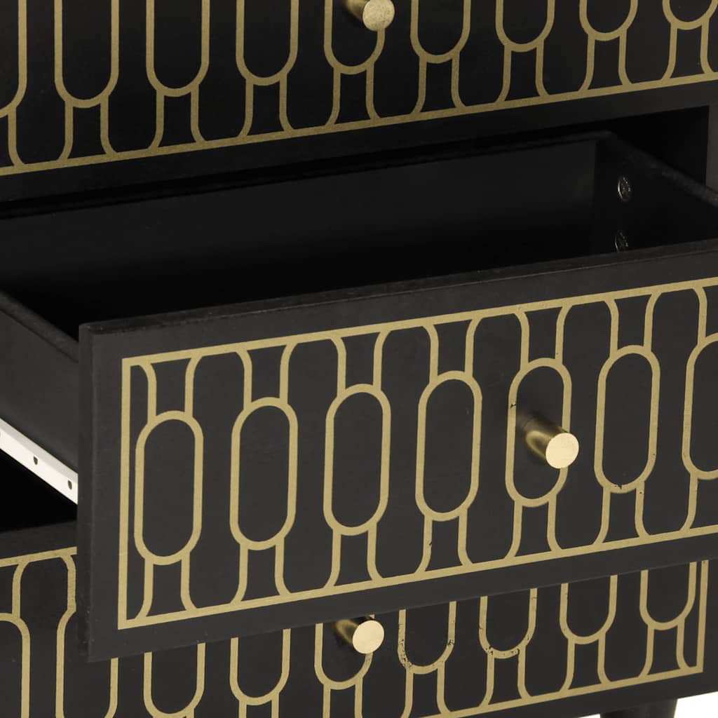 Nightstand 50 X 33 X 60 Cm Solid Mango Wood