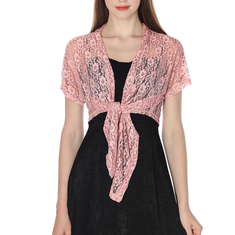 Women's Large Lace Cheongsam Dress with Shawl and Waistcoat