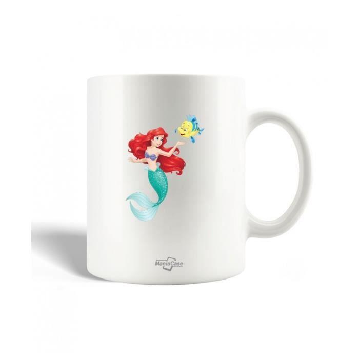 Tasse - Die kleine Meerjungfrau - Arielle und Fabius - Keramik - 30cl - Spülmaschinenfest