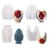 Candle Molds Castings Molds Epoxy Resin Molds 3D Flower Wing Silicone Moulds Plasters Molds Ornament Molds
