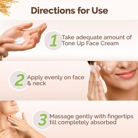 Mamaearth Rice Water Tone Up Face Cream with Rice Water & Niacinamide for Glass Skin 50g | Instantly Brightens | Korean Rice Tone Up